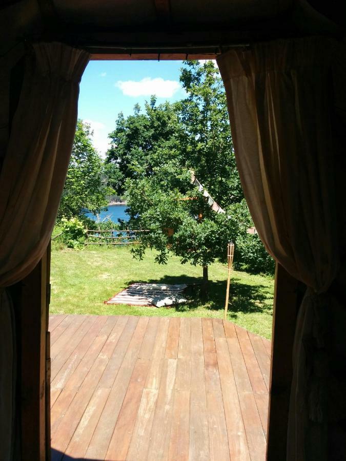 Star Gazing Luxury Yurt With River Views, Off Grid Eco Living Vale do Barco Exterior photo